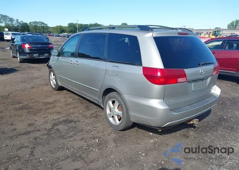 2004 Toyota Sienna Ce/Le из США, поврежденный, VIN 5TDZA23C24S151978